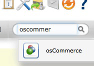 osCommerce Softaculous search