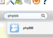 PhpBB Softaculous search