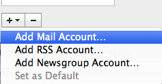 Postbox Account Preferences > Add Mail Account