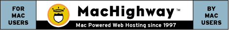 MacHighway - Mac Powered Web Hosting for Mac Users, by Mac Users