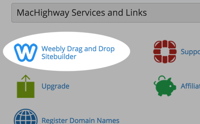 Weebly Site Builder Icon